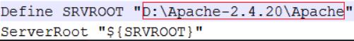 修改Apache实际绝对安装目录