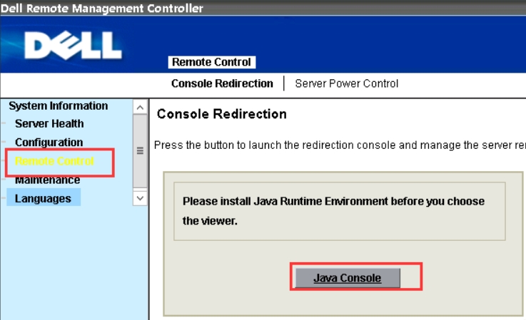 点击-Java Console