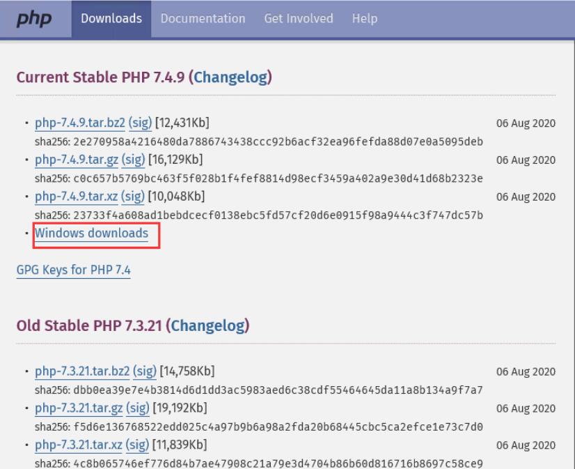 下载PHP