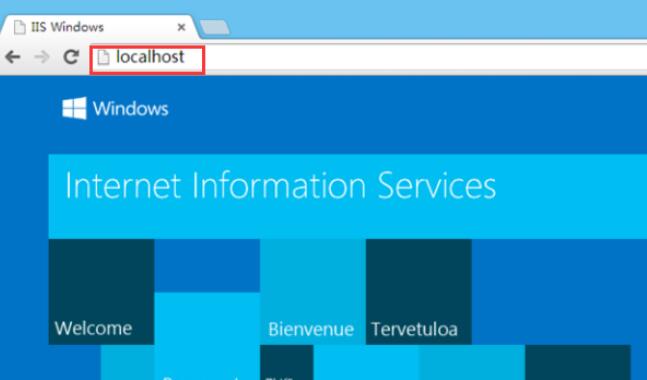 测试IIS安装效果