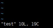 vi进入test文本模式查看