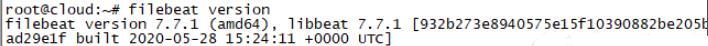 查看filebeat版本