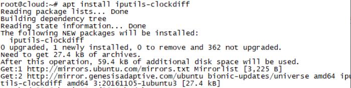 安装clockdiff